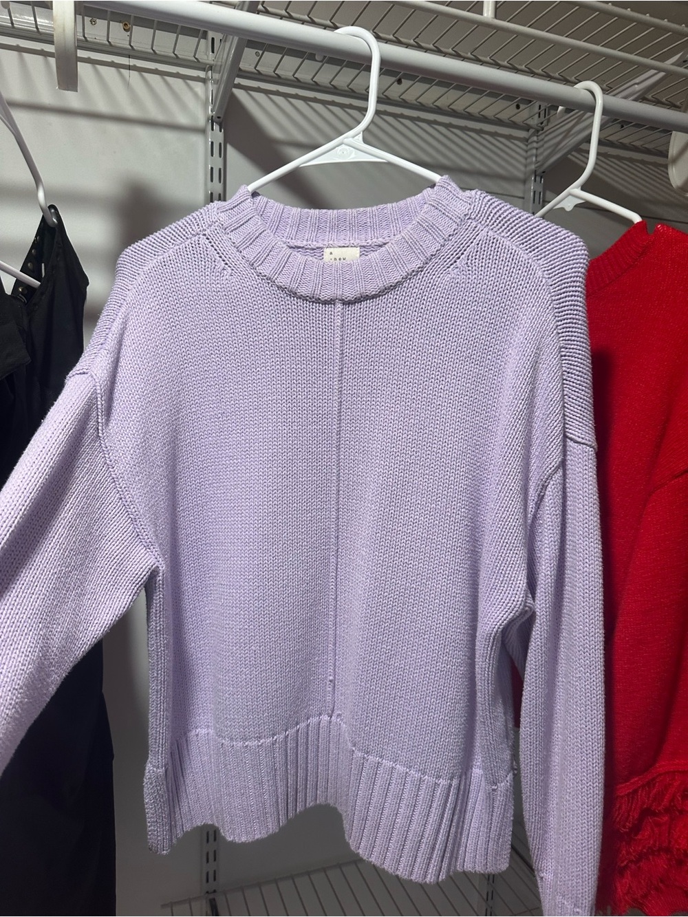 a new day Lavender Crewneck Sweater